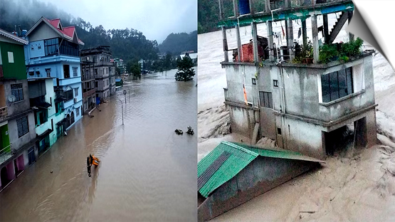 23 Army Personnel Missing After Cloudburst Triggers Flash Flood In Teesta River In Sikkim 